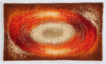 MANIFATTURA ITALIANA Tappeto anni 60/70. -. Cm 117,00 x 68,00.