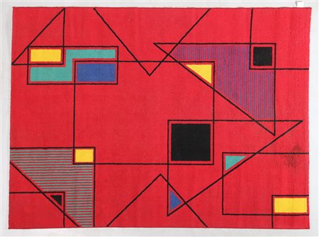 MANIFATTURA ITALIANA Tappeto anni 60/70 . -. Cm 167,00 x 225,00.