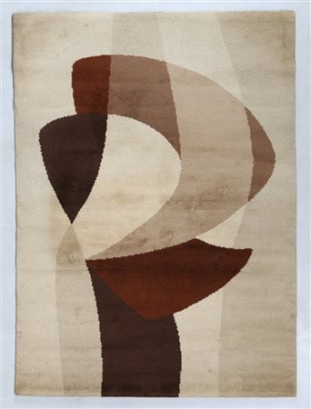 MANIFATTURA ITALIANA Tappeto anni 60/70 . -. Cm 170,00 x 230,00.