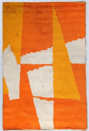 MANIFATTURA ITALIANA Tappeto anni 60/70 . -. Cm 190,00 x 296,00.