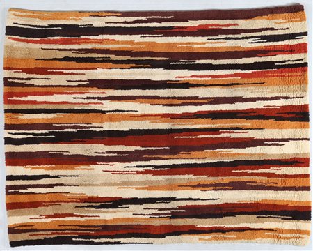 MANIFATTURA ITALIANA Tappeto anni 60/70 . -. Cm 180,00 x 237,00.