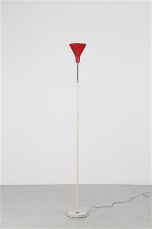 STILUX - MILANO Lampada da terra in metallo laccato ottone con base in marmo,...