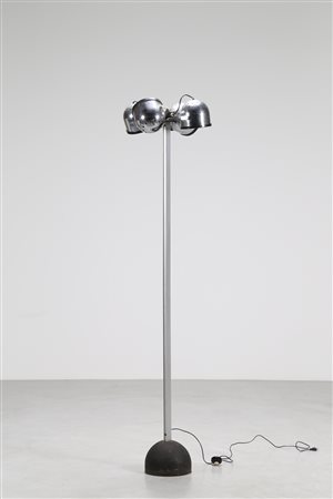 GAE AULENTI e LIVIO CASTIGLIONI Lampada da terra con quattro diffusori...