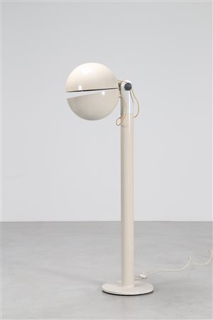 BUZZI CERIANI FRANCESCO Lampada da terra in alluminio smaltato, mod.Tenaglia...