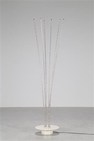 BUTI REMO Lampada da terra a canne in metallo laccato e policarbonato, mod....