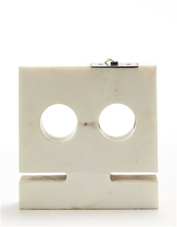 Lampada da tavolo in marmo modello "Nucleo". Produzione Sormani, Italia, anni...