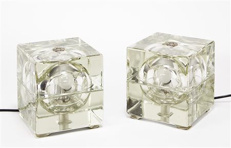 Alessandro Mendini (Milano 1931 - ) Coppia di lampade da tavolo modello...