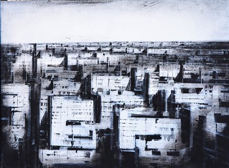 Bruno Guaitamacchi Nord Ovest Olio su tela 60x80 anno 2005 autentica dell'art...