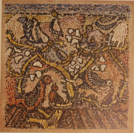 Josè Ortega Mosaico “la primavera” eseguito con tecnica Ravennate 70x70 1978...