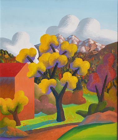 Salvo Mangione olio tavola 60x50 autentica dell'art su foto