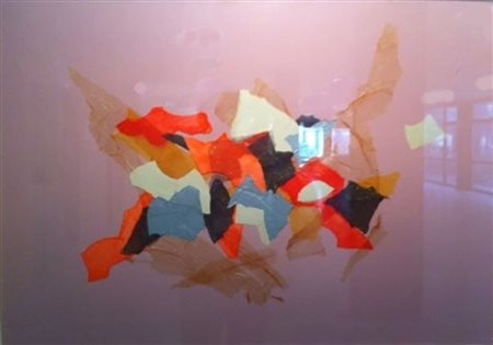 Giulio Turcato, L’Acropoli, 1971, olio e collage su tela, 70, 5x100 archivio...