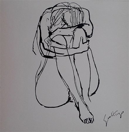 Renato Guttuso china 30x40