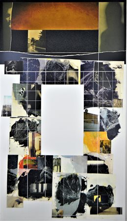 Angelo Cagnone tecnica mista su tela 100x57 autentica dell'art. su foto