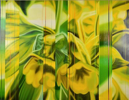 Dani Vescovi olio su lino 100x130 autentica dell'art. su foto