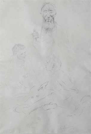 Armando Spadini (Poggio a Caiano, 1883 - Roma, 1925) IL GIOCO DEI DADI, 1906...