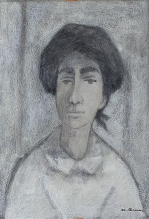 Marcello Boccacci (Firenze, 1914 - 1996) RAGAZZA Pastelli su carta, cm. 50x35...