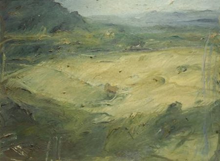 Folco Chiti Batelli (Firenze, 1932 - 2011) PAESAGGIO, 1975 Olio su tela, cm....