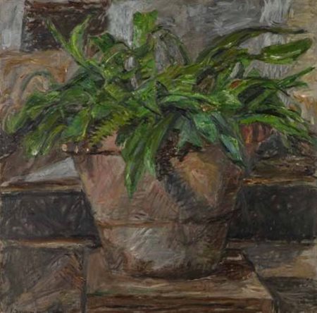 Enzo Faraoni (S. Stefano Magra, 1920) FELCE, 1973 Olio su tela, cm. 60x60...