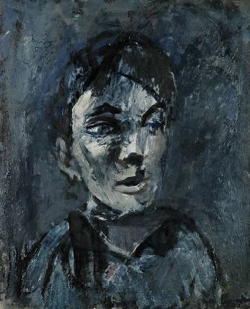 Ugo Capocchini (Barberino Val d’Elsa, 1901 - Firenze, 1980) VOLTO DI DONNA,...