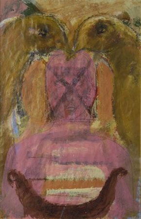 Bruno Ceccobelli (Montecastello Vibio, 1952) SENZA TITOLO Tecnica mista su...