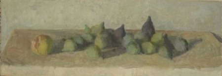 Ennio Cocchi (Firenze, 1915 - 1987) NATURA MORTA Olio su cartone telato, cm....