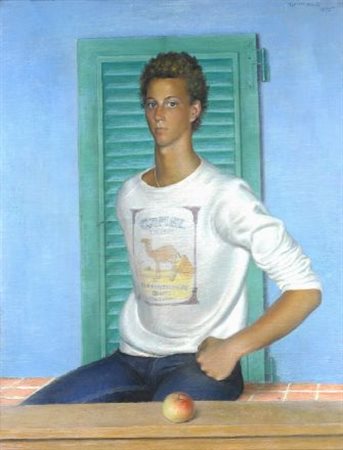 Nino Tirinnanzi (Greve in Chianti, 1923 - 2002) RITRATTO DI RAGAZZO, 1975...