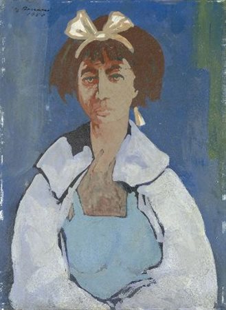 Marcello Boccacci (Firenze, 1914 - 1996) CATERINA FIORENTINA, 1950 Encausto...