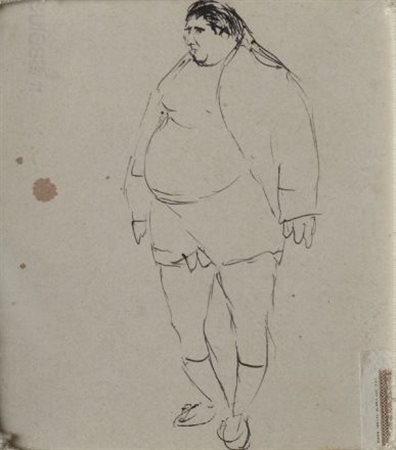 Nino Tirinnanzi (Greve in Chianti, 1923 - 2002) FIGURA China su carta...