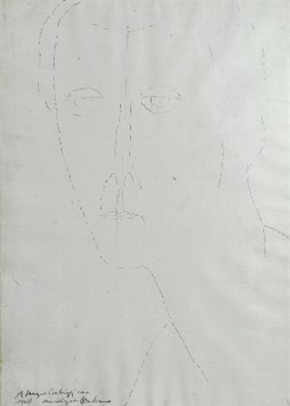 Venturino Venturi (Loro Ciuffenna, 1918 - 2002) RITRATTO DI SERGIO SCATIZZI,...