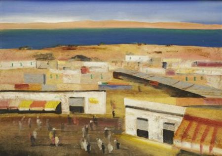 Salvatore Magazzini (Pistoia, 1955) SHARM EL SHEICK Olio su tavola, cm. 50x70...