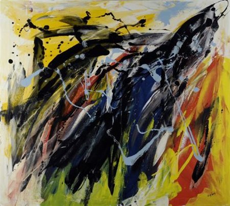 Attilio Scarfì (Arona, 1931) ROVI D’INVERNO Acrilico su tela, cm. 90x100...