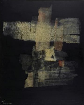 Jean Mario Berti (Livorno, 1917 - 1991) IMMAGINI, 1960 Tecnica mista su tela,...