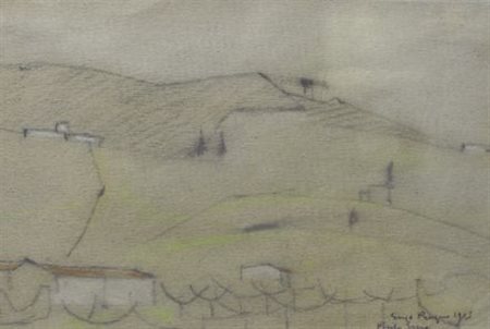 Enzo Pregno (Alessandria d’Egitto, 1898 - Firenze, 1972) COLLINA, 1933...