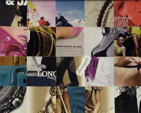 (Piero Maffessoli) Malipiero (Brescia, 1934) SENZA TITOLO, 2011 Collage, cm....