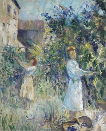 Eduardo Gordigiani (Firenze, 1866 - Popolano di Marradi, 1961) LA VENDEMMIA,...