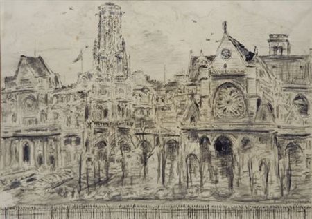 Mario Cavaglieri (Rovigo, 1887 - Peyloubère -par- Pavie, 1969) CATTEDRALE,...