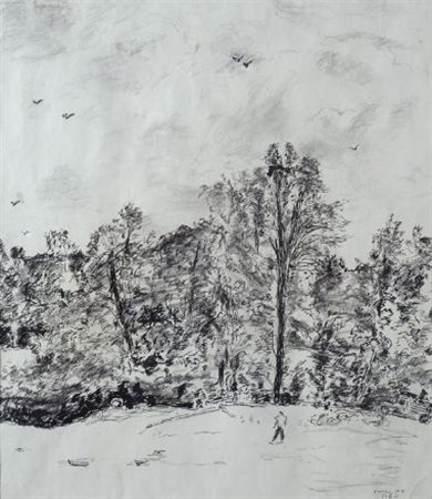 Mario Cavaglieri (Rovigo, 1887 - Peyloubère -par- Pavie, 1969) PAESAGGIO CON...