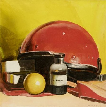 Gianni Cacciarini (Firenze, 1941) NATURA MORTA olio su tela, cm.40x40 Firma...