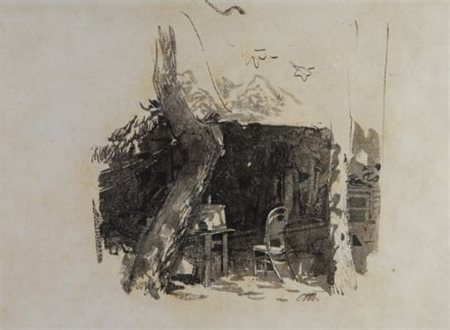 Pietro Annigoni (Milano, 1910 - Firenze, 1988) SENZA TITOLO China...