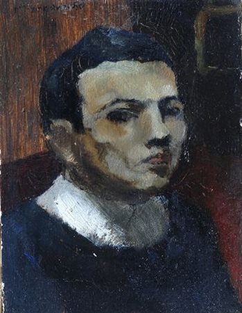 Nino Tirinnanzi (Greve in Chianti, 1923 - 2002) AUTORITRATTO, 1950 Olio su...