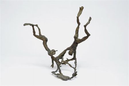 Piero Cerato (Torino, 1946) SUBACQUEI Bronzo, cm. h. 34