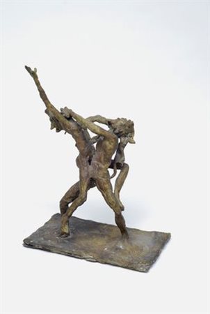 Piero Cerato (Torino, 1946) ERCOLE E CACO Bronzo, cm. h. 34