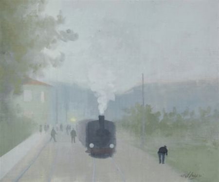 Franco Villoresi (Città di Castello, 1920 - Arezzo, 1975) STAZIONE DI...