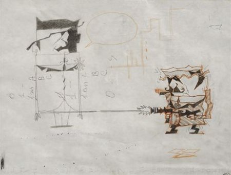 Pino Pascali (Bari, 1935 - Roma, 1968) AL CAFONE E JOE MALAMENDE, 1964...