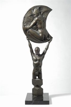 Ugo Attardi (Sori, 1923 - Roma, 2006) SENZA TITOLO, 1986 Scultura in bronzo...