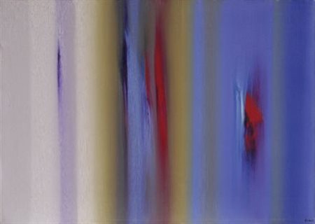 Ennio Finzi (Venezia, 1931) SCALE CROMATICHE Olio su tela, cm. 70x50 Firma in...