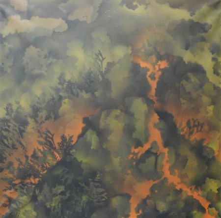 Corrado Cagli (Ancona, 1910 - Roma, 1976) ERUZIONE DELL’ETNA Olio su tela,...