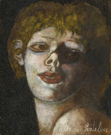 Franco Gentilini (Faenza, 1909 - Roma, 1981) DONNA SORRIDENTE, 1979 Tecnica...