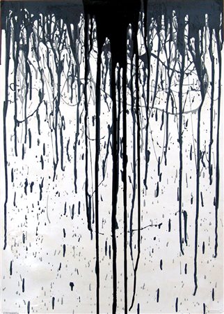 Giuseppe Fortunato 1956, Notaresco (Te) - [Italia] Colate smalti su carta...