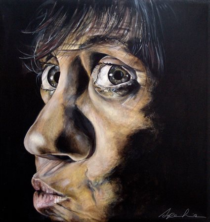 Luisa Angelucci 1981, Ascoli Piceno (Ap) - [Italia] Smorfia di donna tecnica...